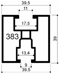sistema in alluminio per il fissaggio di moduli fotovoltaici