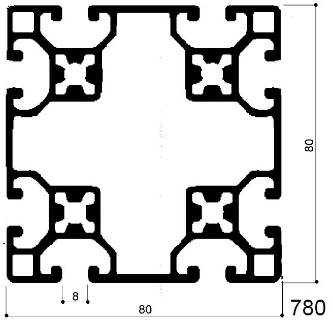 sistema in alluminio per il fissaggio di moduli fotovoltaici