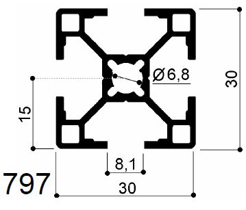 sistema in alluminio per il fissaggio di moduli fotovoltaici